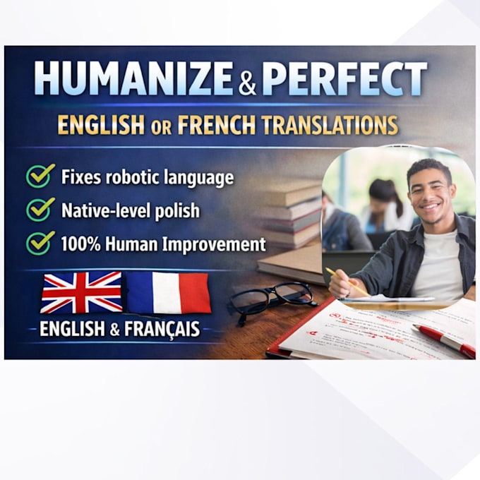 make english or french text sound native