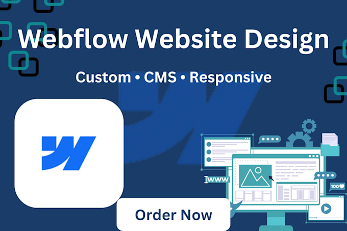 design a custom webflow website with cms, redesign and fix webflow error