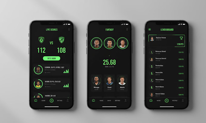 develop a live score fantasy sports or leaderboard mobile app