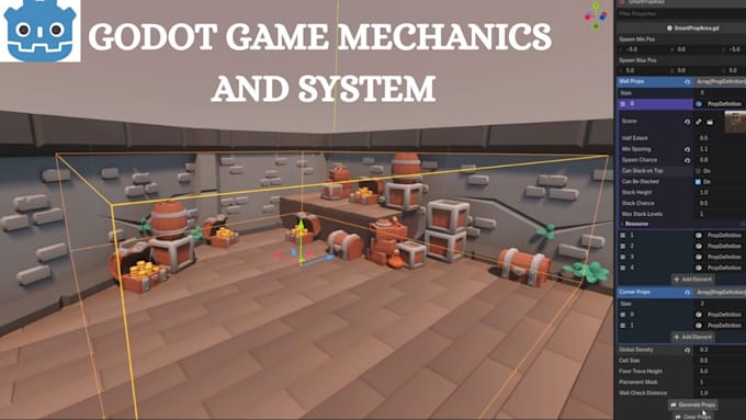 make custom gameplay mechanics and system in godot