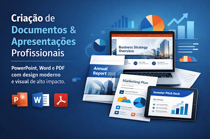 criar seus documentos PPT, word e PDF