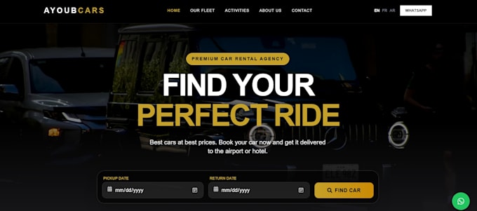 build a custom website or web dashboard