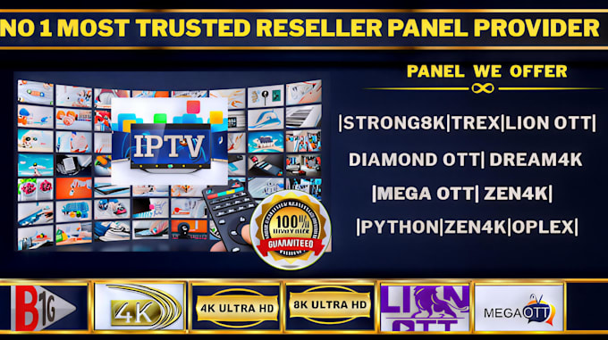 Setup reseller panel for trex, diamond4k, strong8k, with lifetime ...