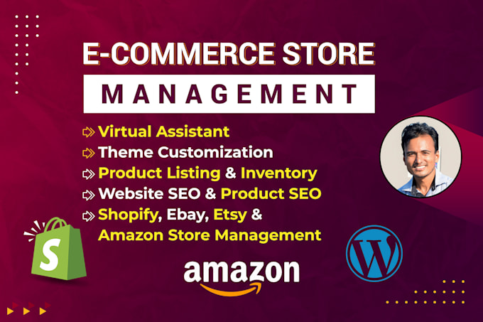 be your shopify store manager, ecommerce admin support