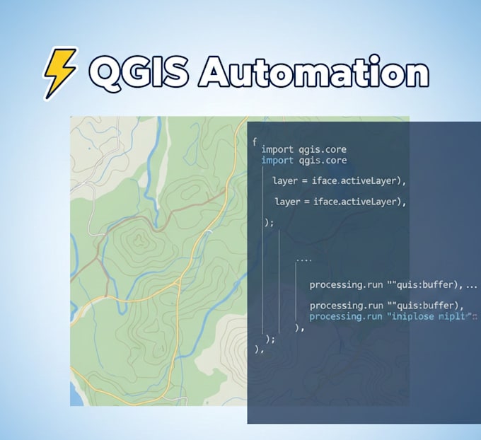 create custom qgis python scripts and gis automation tools