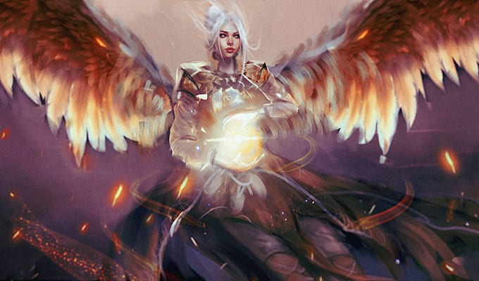 create a fantasy concept art