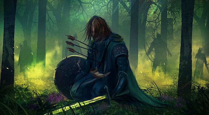 create an illustration or concept art