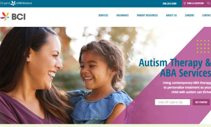 design wix aba therapy website counselling website redesign therapy website