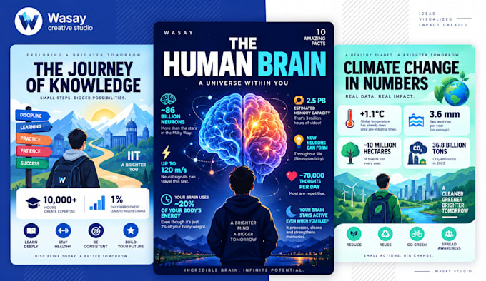design scientifically accurate investor focused infographic