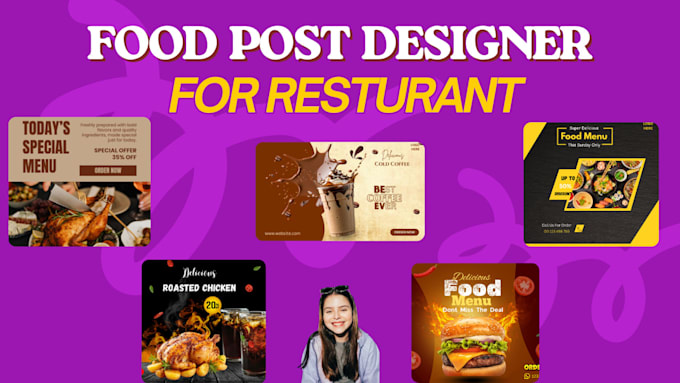 design social media food post for resturant