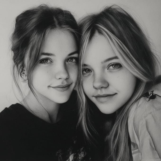 make a stunning friendship portrait in my style