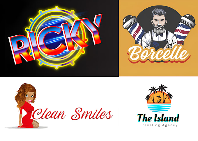 design unique mascot, character, cartoon logo design
