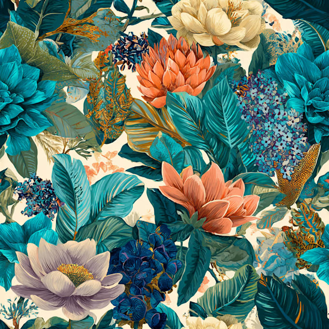 make floral tropical seamless pattern aop all over prints