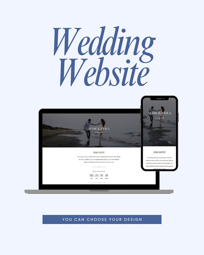 create beautiful websites for your events