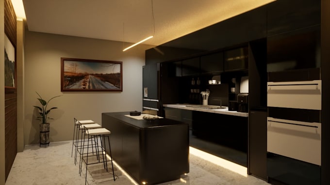 render realistic 3d walkthroughs