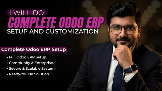 complete odoo erp setup and customization