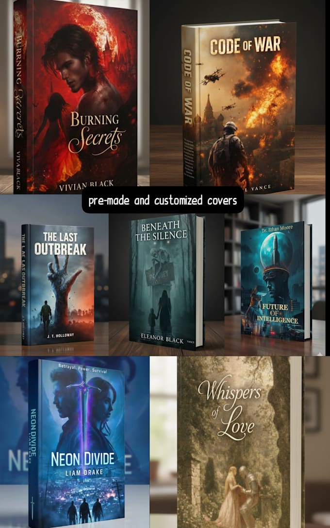 design professional book covers