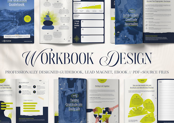 design a professional workbook, lead magnet, ebook, pdf