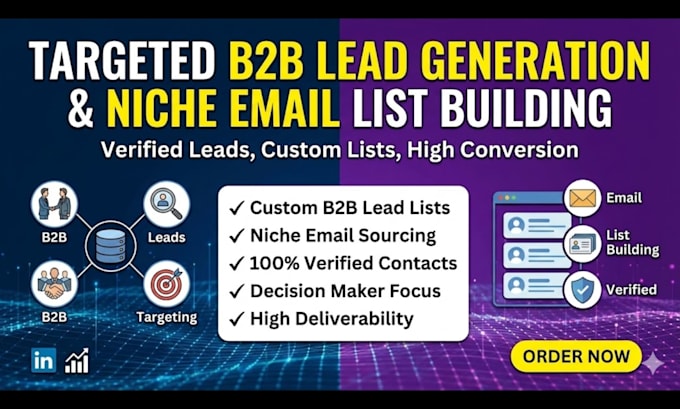 targeted b2b lead generation niche email list building via beehiv go highlevel