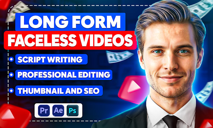 edit high quality faceless youtube and long form videos