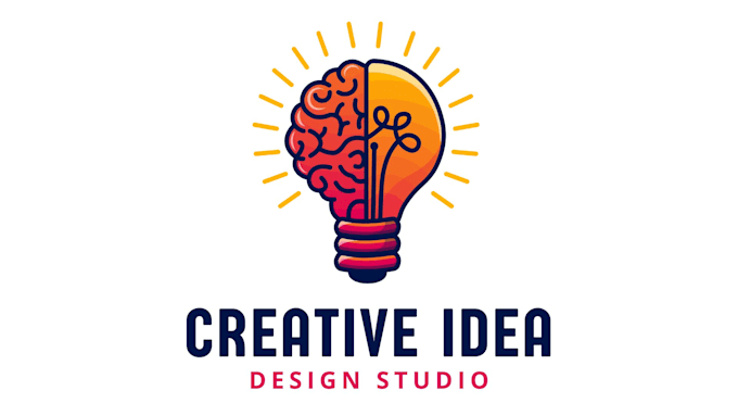 design modern brain logo design
