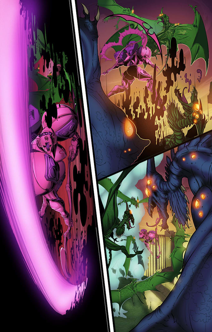 color your digital comics