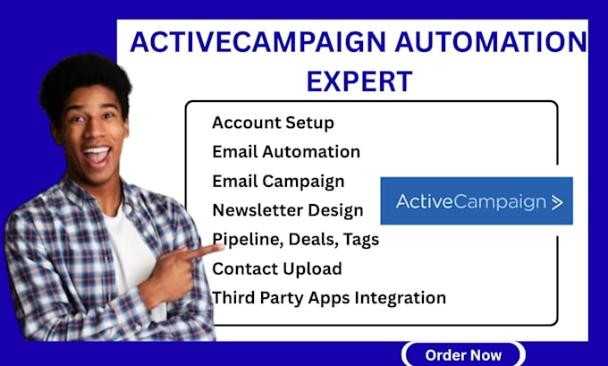 setup activecampaign automation email template landing page active campaign