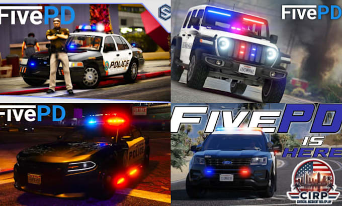 develop fivepd cops server based on qbcore nopixel inspired and fivepd server