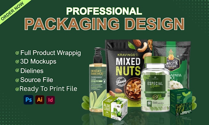 design unique, creative and premium packaging design