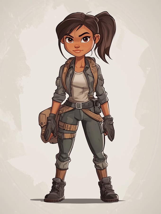 draw 2d game character or 2d game character
