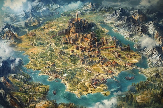 do fantasy maps and city maps