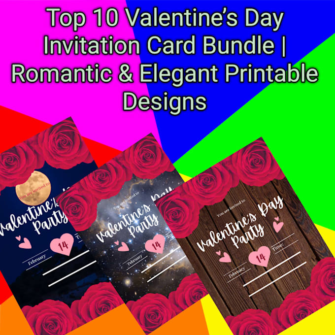 valentine day invitation card designs
