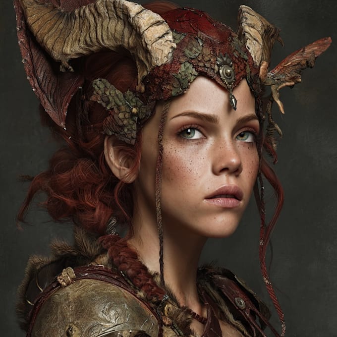 do realistic or fantasy portrait