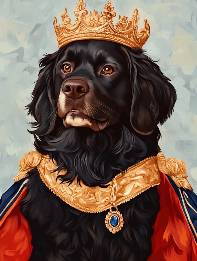 make a custom pet portrait
