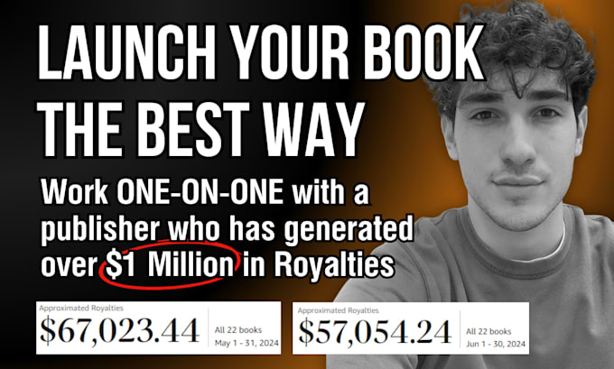 publish, optimize and launch your book on amazon KDP
