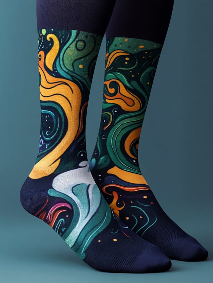 design custom and unique socks design