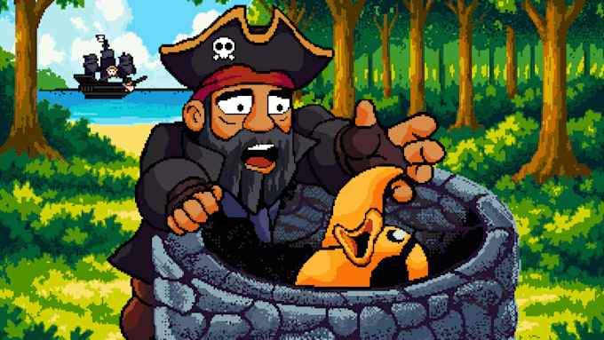 create a pixelart background or tilesets for your video game
