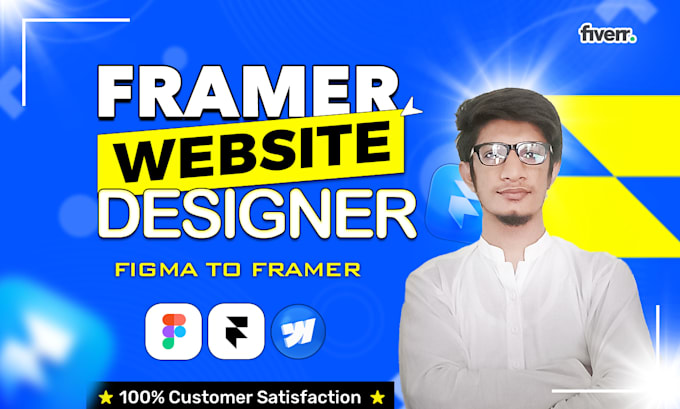 Do modern framer website design, framer landing page, figma to framer ...