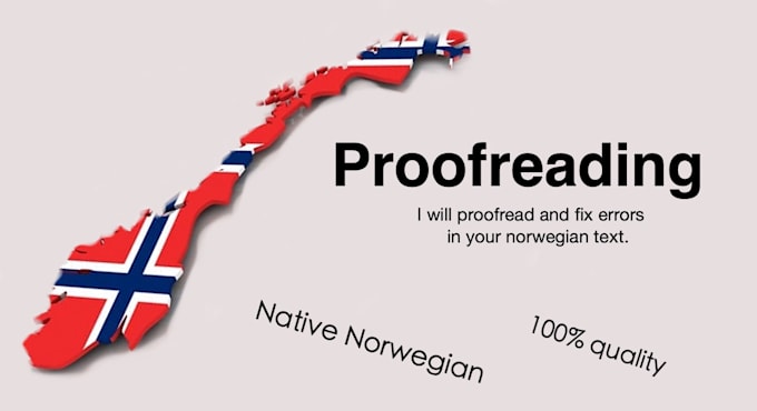 proofread your norwegian text