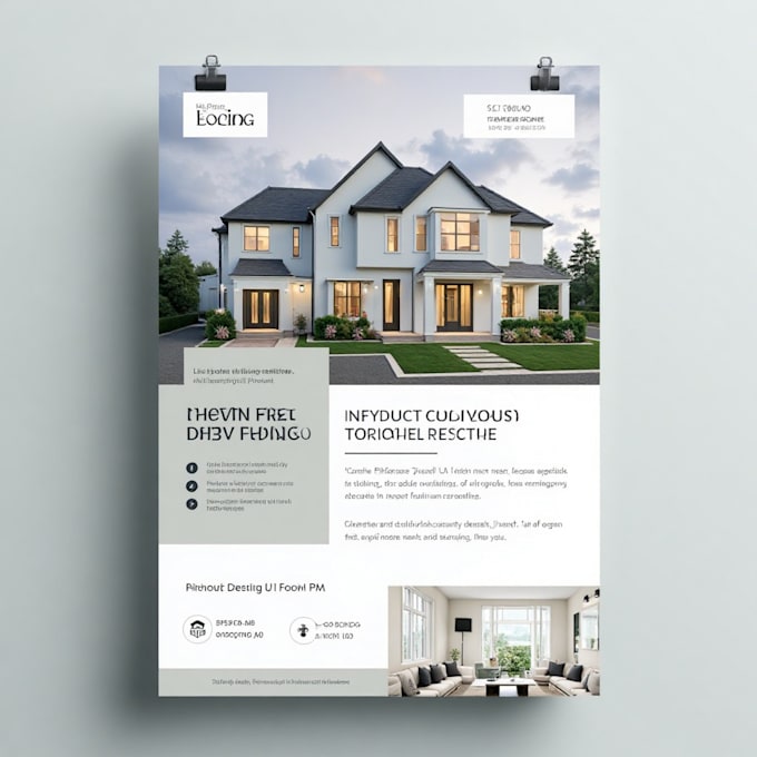 design professional one pager, flyer, or posters