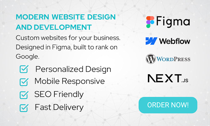 build your website with webflow, wordpress or nextjs