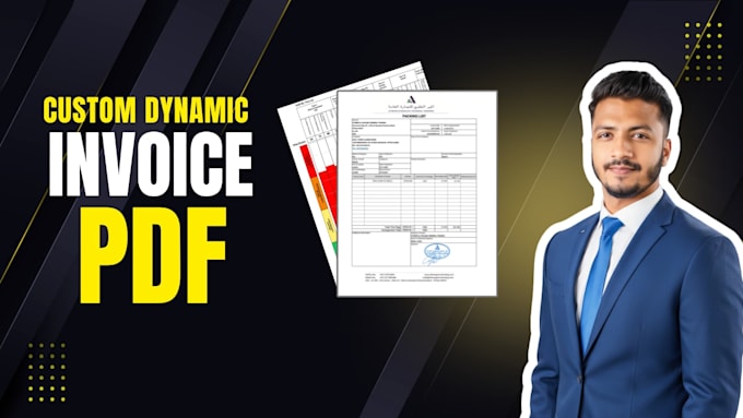 build a custom dynamic invoice generator web app