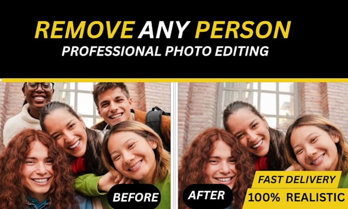 remove background and remove any person from photos