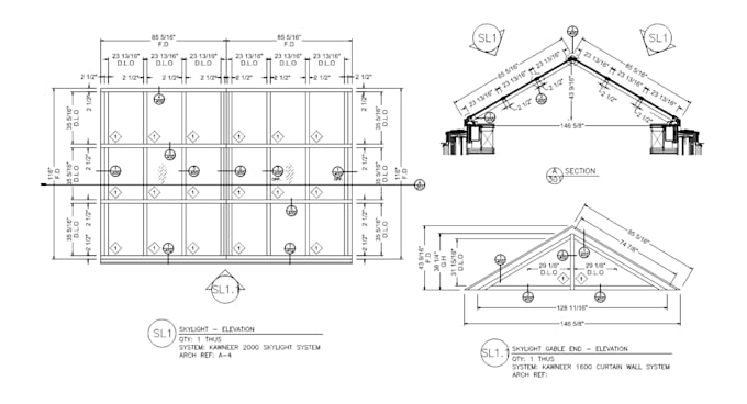 draft glazing shop drawings for windows doors storefronts and curtain walls