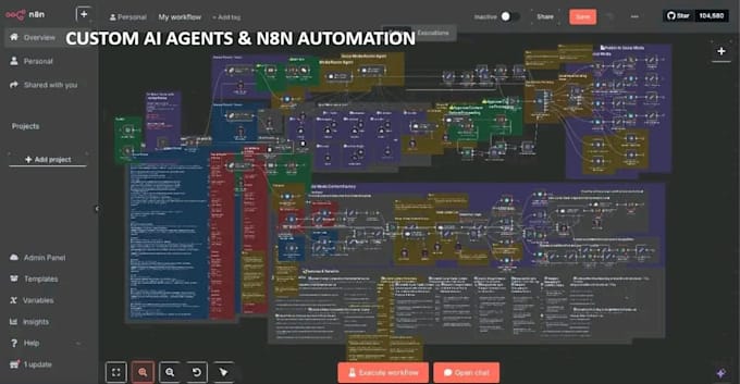 build advanced ai automations using n8n and whatsapp