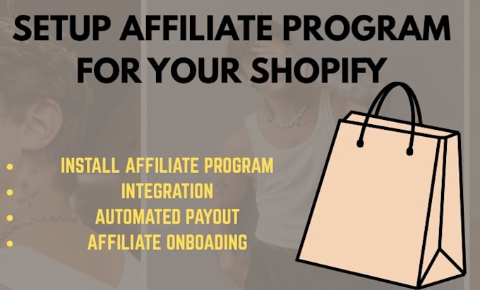 easy integrate affiliate program with shopify store