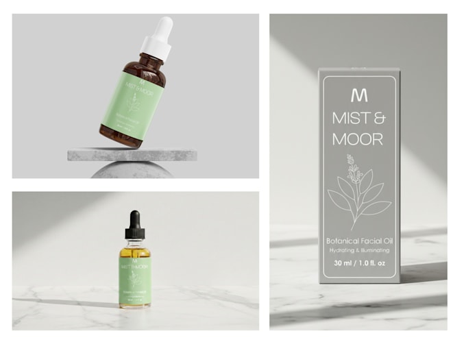 design premium minimalist cosmetic packaging