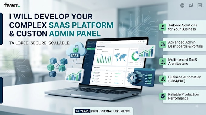 create a scalable web app and admin dashboard for your business