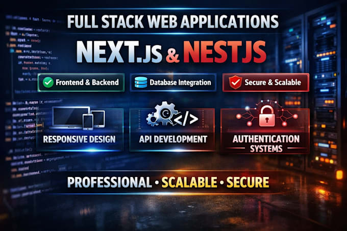 build a scalable full stack web app using nextjs and nestjs