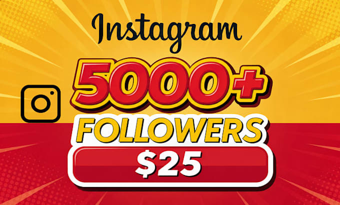 get you fast 5,000 real instagram followers guarantee